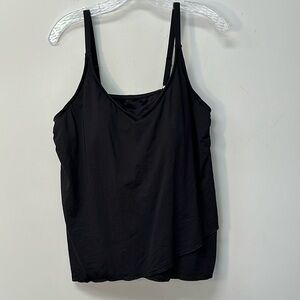 Land’s End Swim Suit Top Black size large 12-14